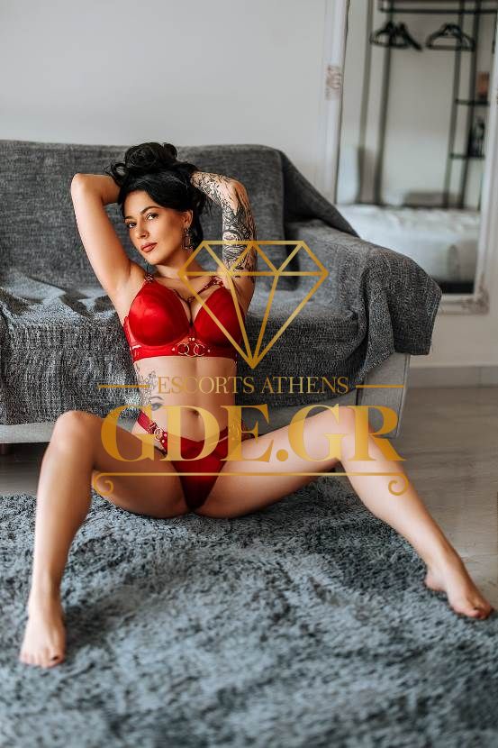 ESCORT MARY 5 SENSUAL EROTIC SKINNY TATTED SEXY TOP VIP CALLGIRL VISITA ESCORT IN ATHENES MARY